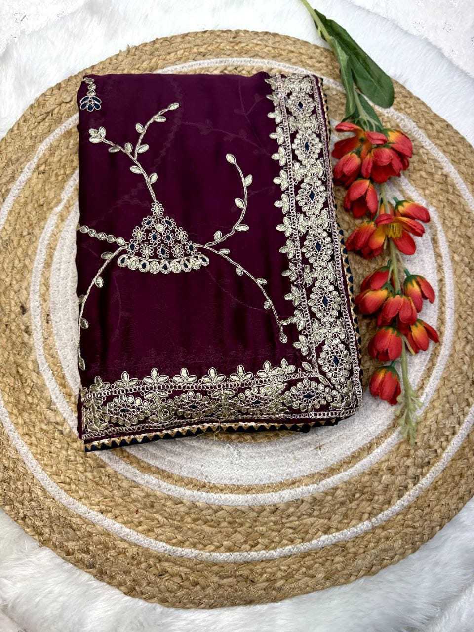 Chiffon Designer Saree