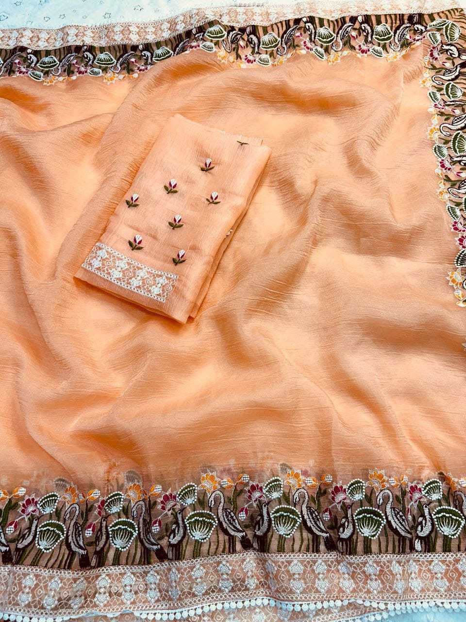 Crush Silk Fancy Saree