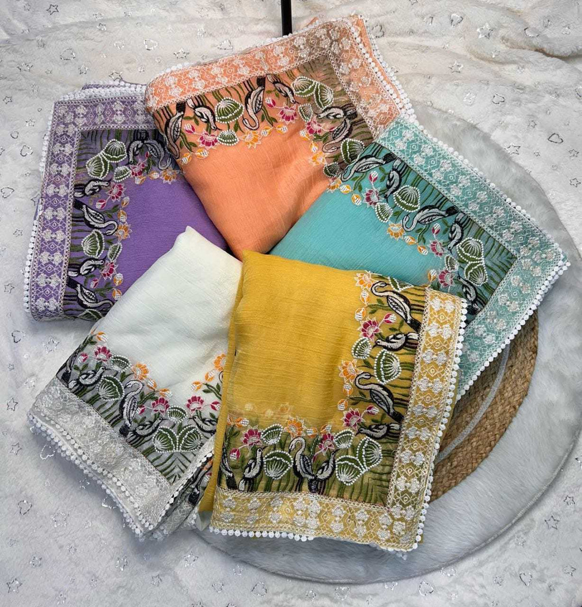 Crush Silk Fancy Saree