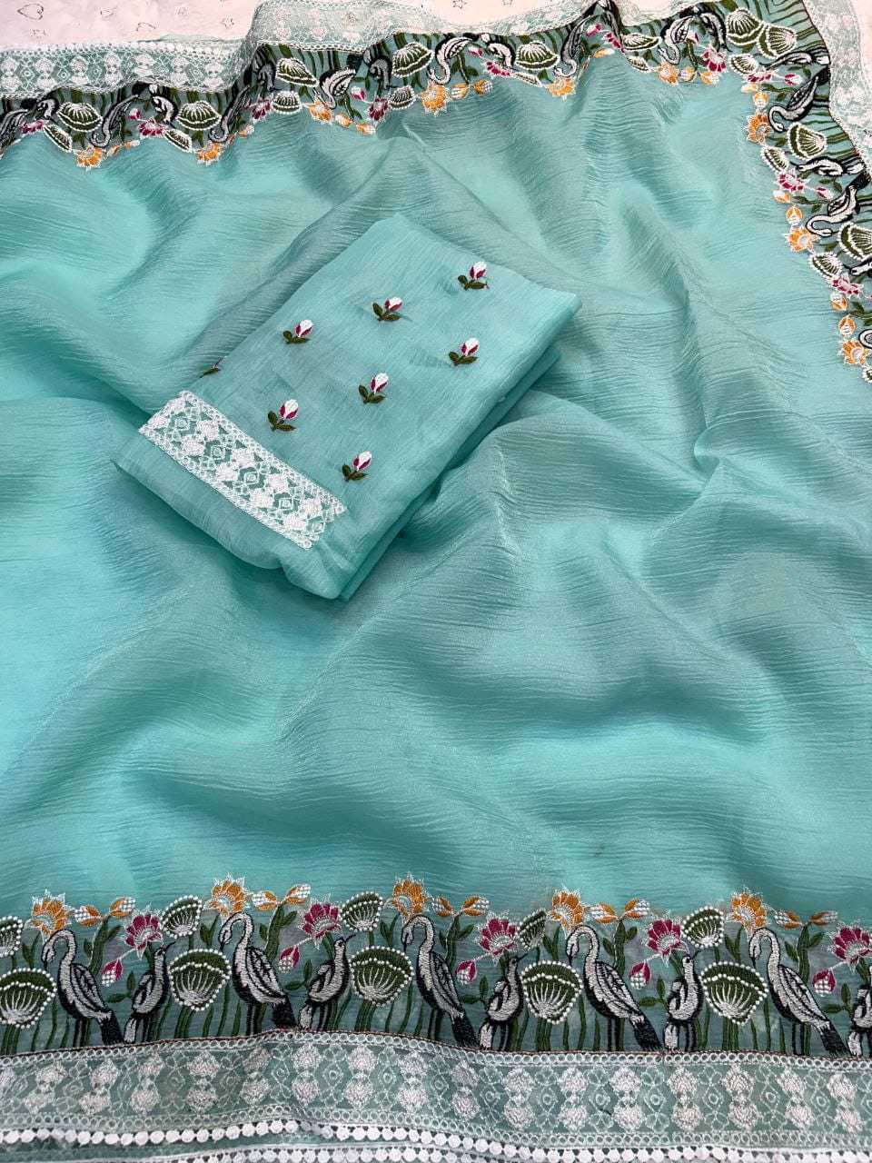 Crush Silk Fancy Saree