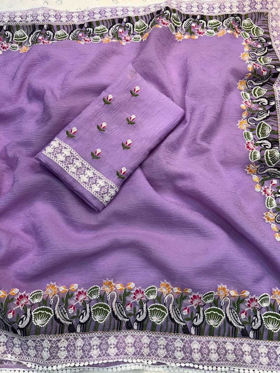 Crush Silk Fancy Saree