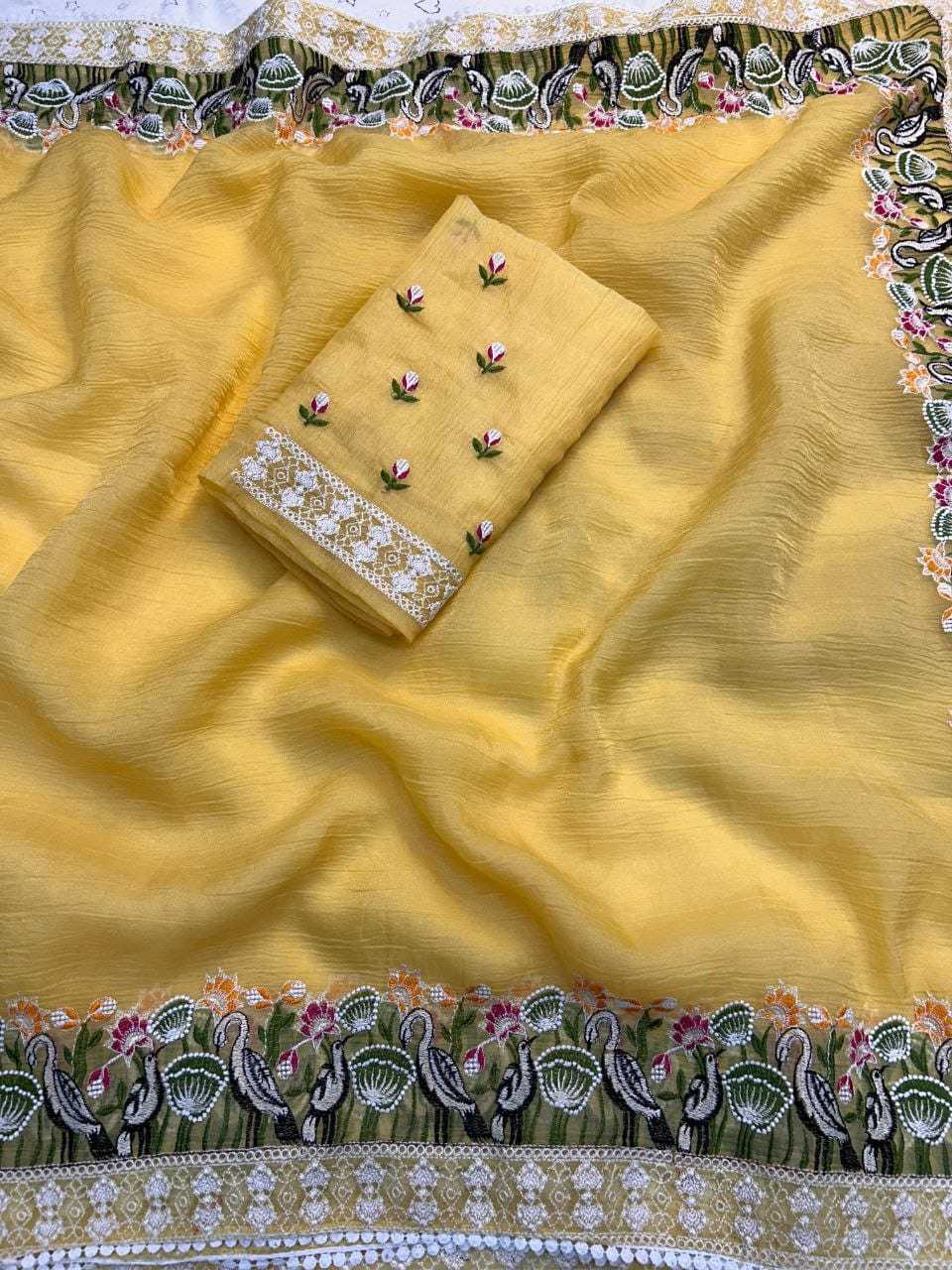 Crush Silk Fancy Saree