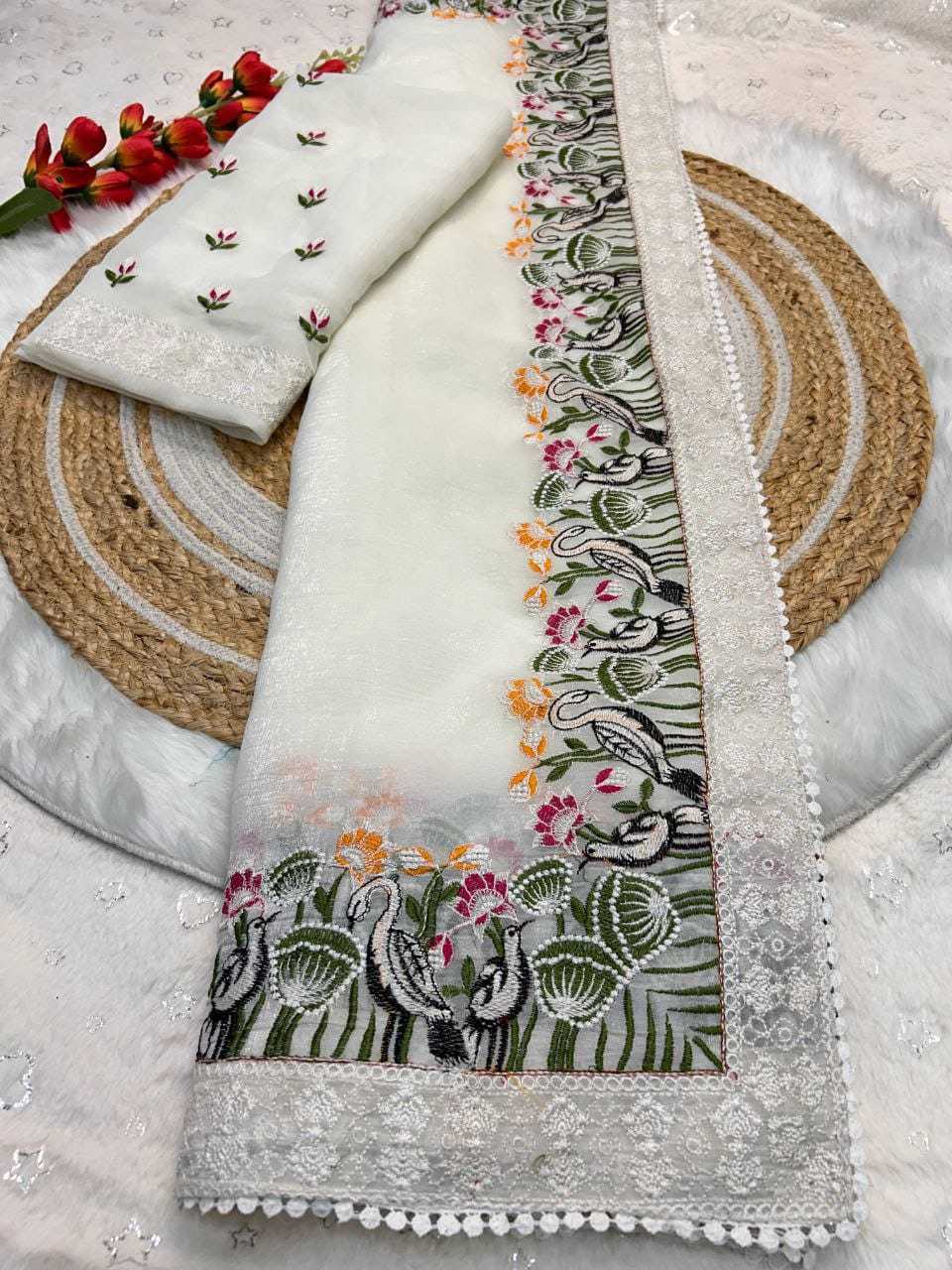 Crush Silk Fancy Saree