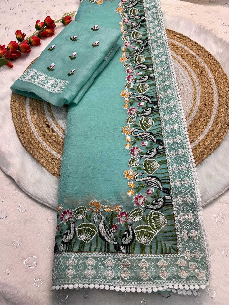 Crush Silk Fancy Saree