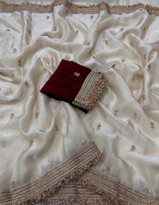 Satin Fancy Saree