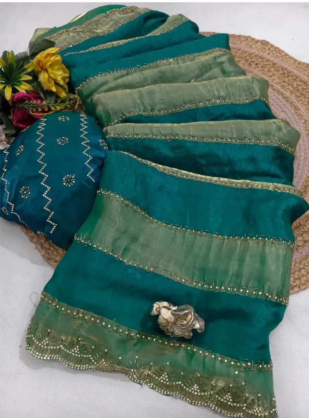 Jarkh Space Silk Designer Saree