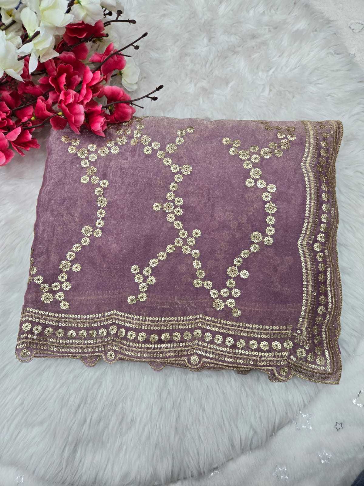 Space Silk Designer Saree