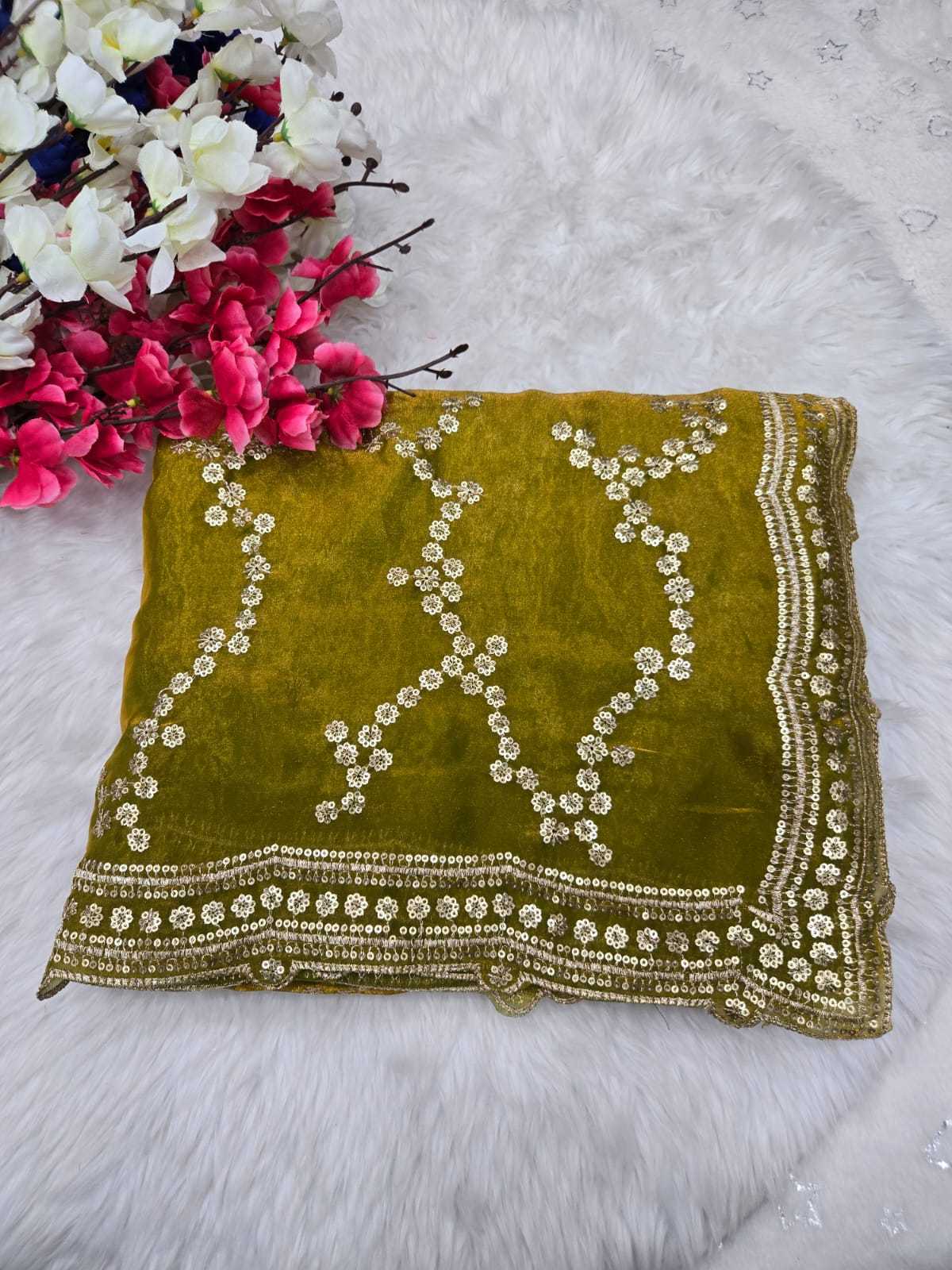 Space Silk Designer Saree