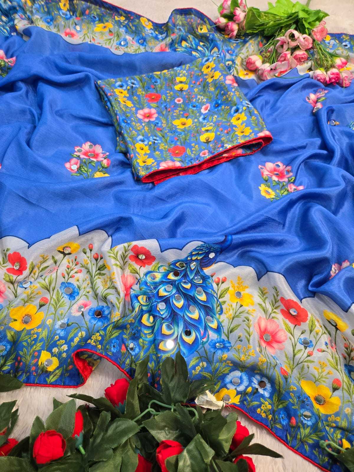Ming Soft Silk Designer Saree