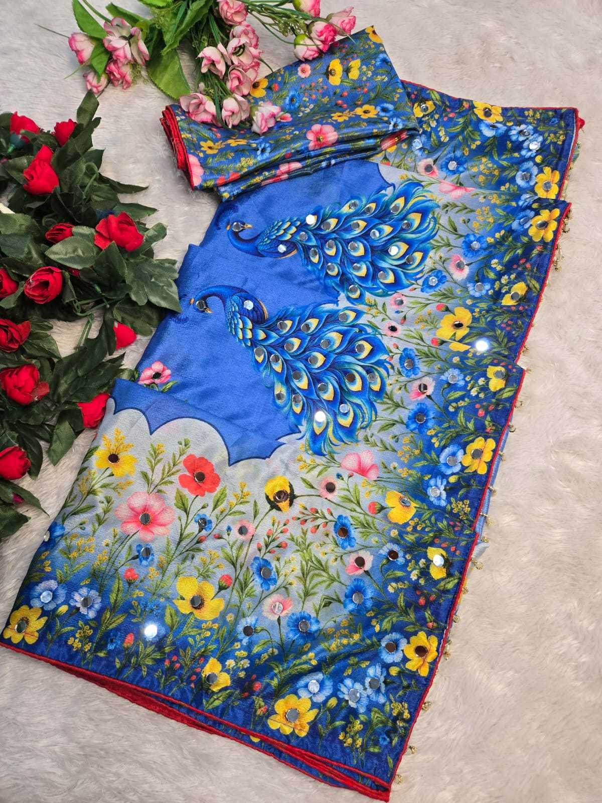 Picok Soft Silk Designer Saree