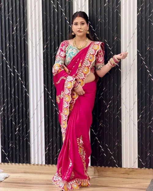 Soft Rangoli Silk Designer Saree JT-148275