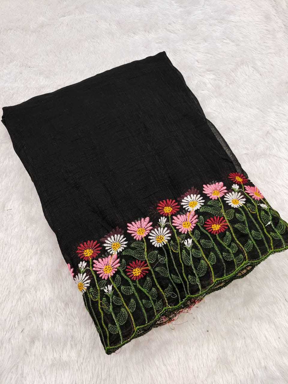 Vanila Crush Silk Party Wear Saree