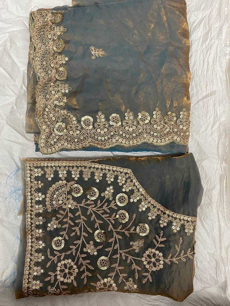 Blooming Party Wear Silk Saree