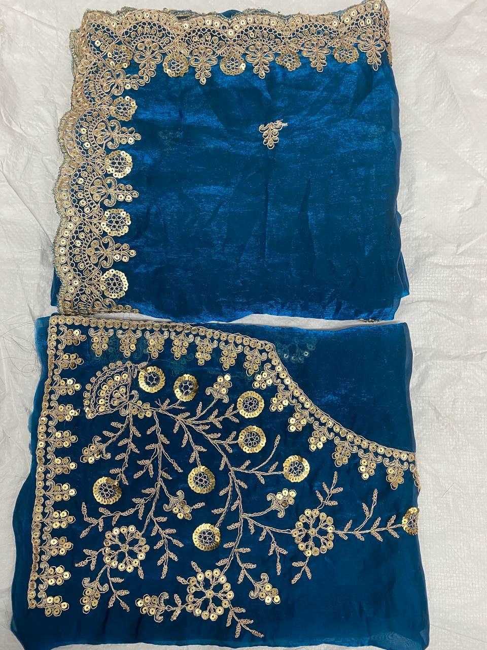 Blooming Party Wear Silk Saree