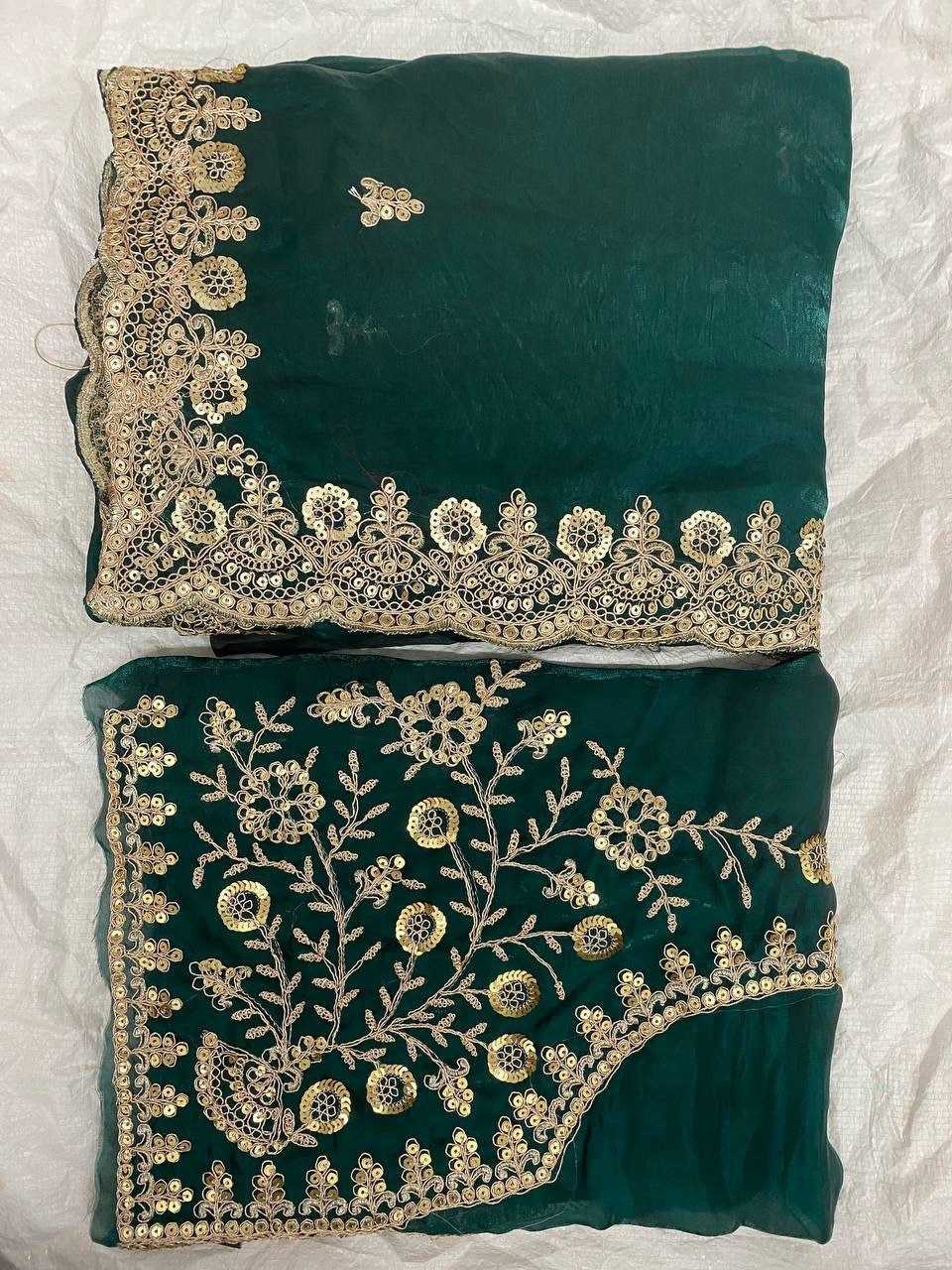 Blooming Party Wear Silk Saree