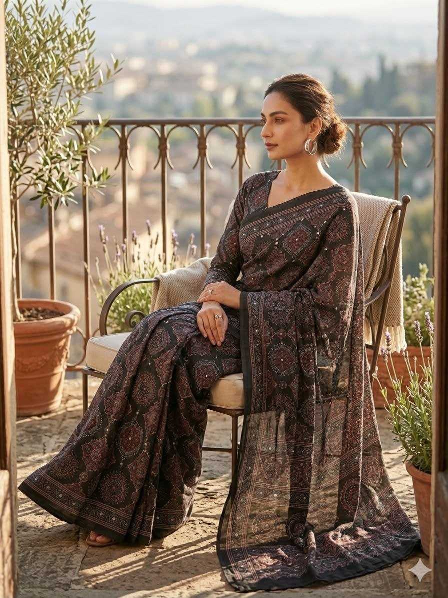 Chinon Silk Soft Saree