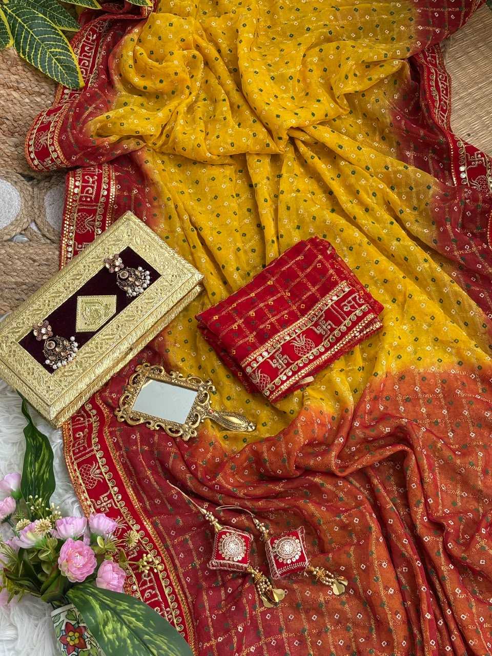 Anvika Viscose Georgette Saree