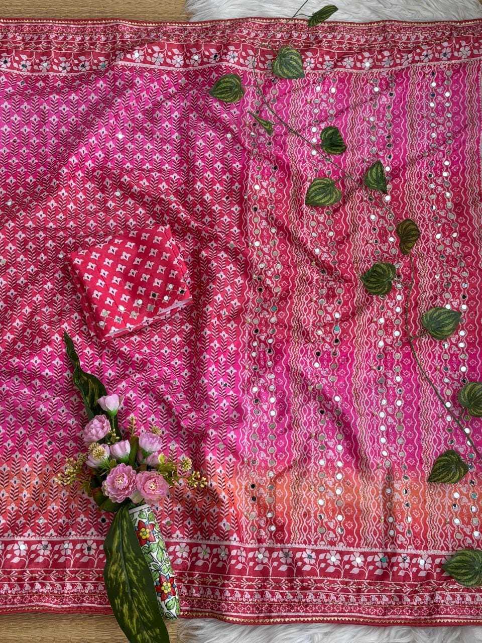 Arya Chinon Silk Designer Saree