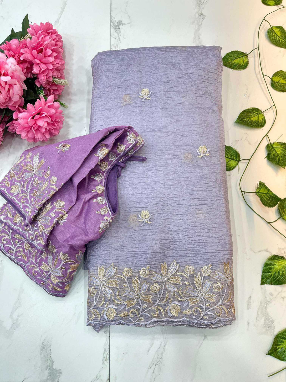 Crunchi Party Wear Saree