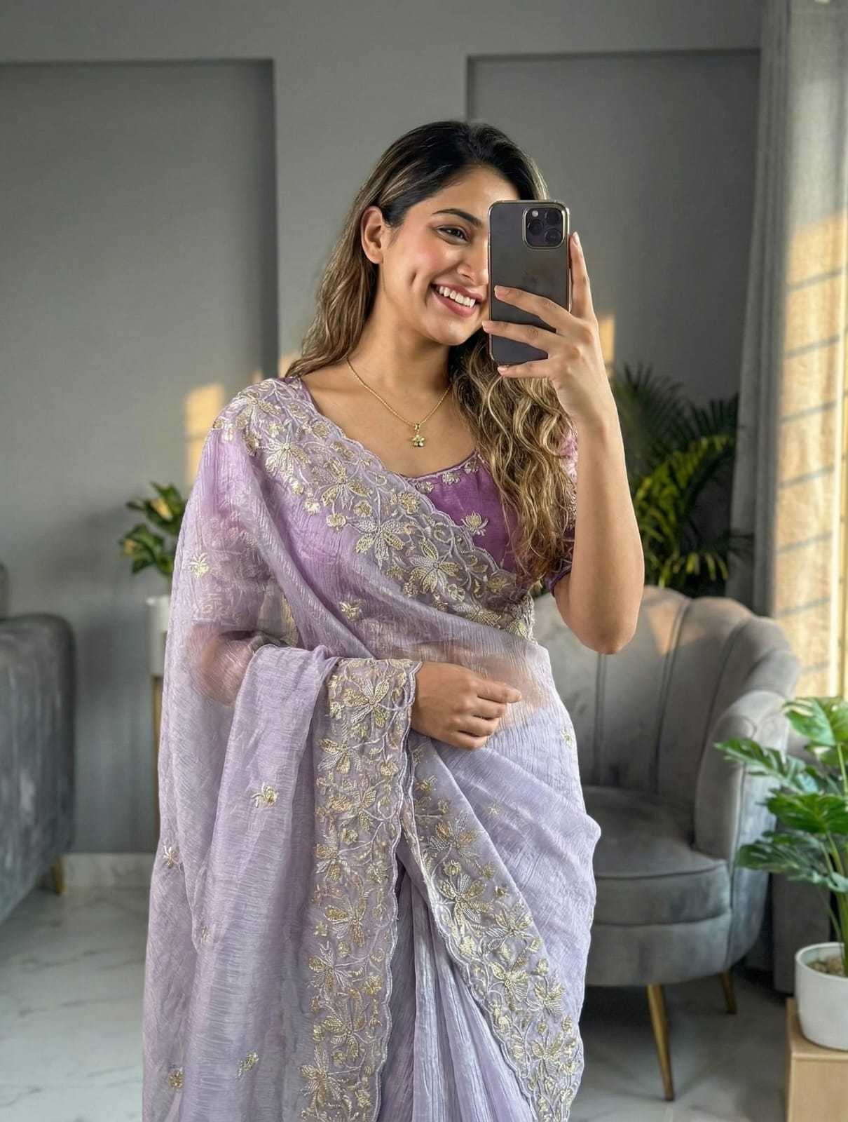 Crunchi Party Wear Saree