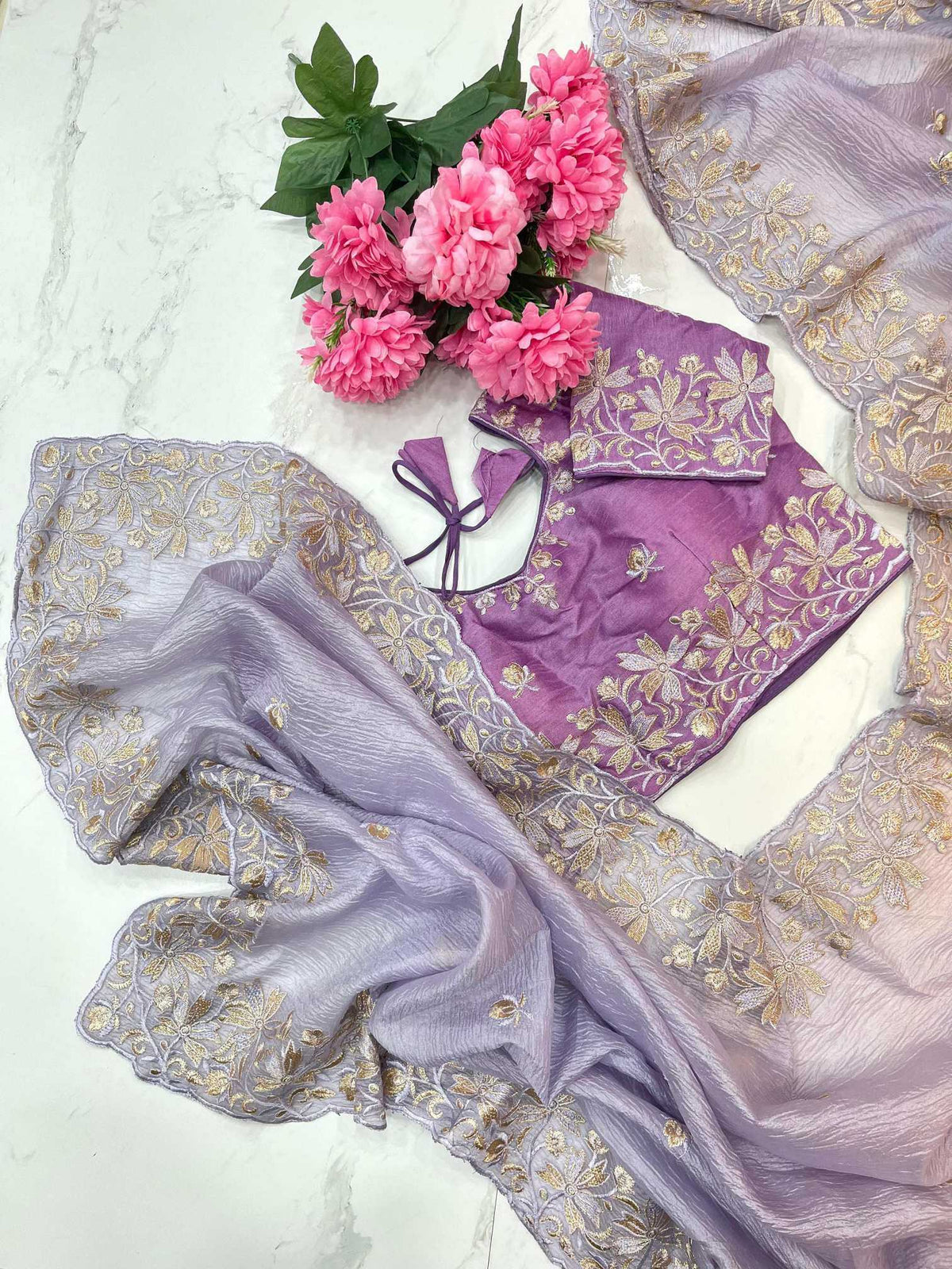 Crunchi Party Wear Saree