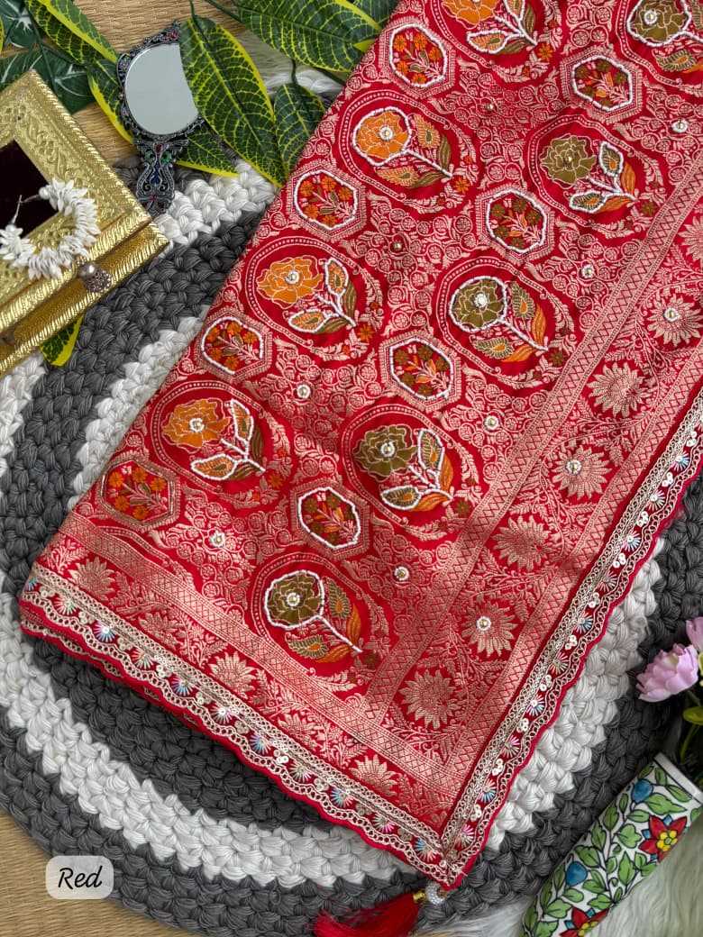 Gulabo Satin Designer Saree