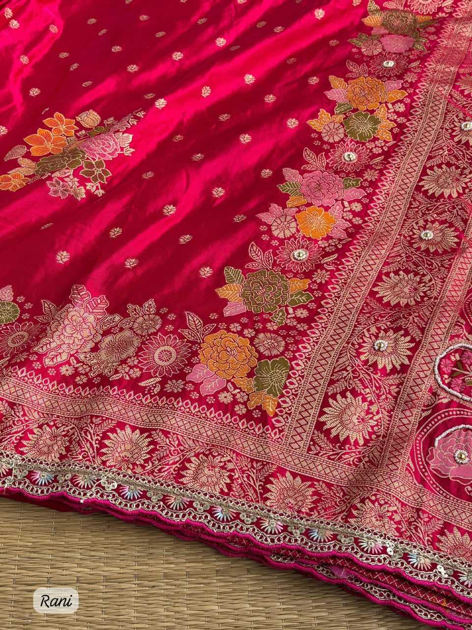 Loom Satin Silk Designer Saree