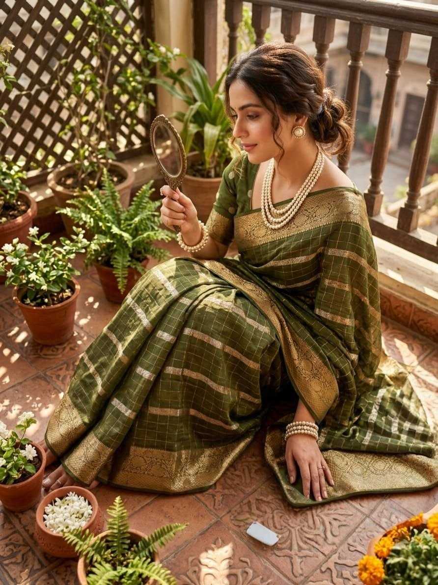 Heavy Chinnon Silk Work Saree