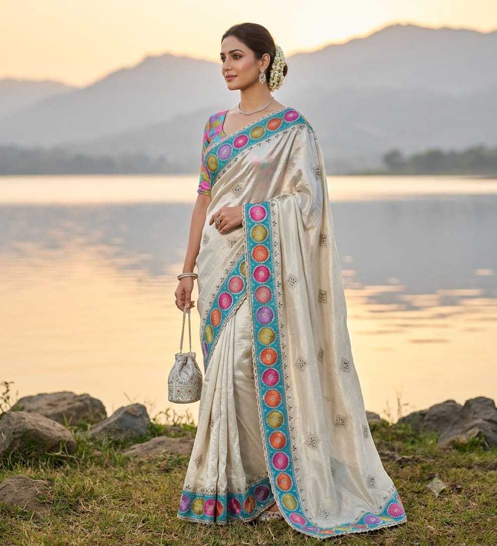 Menaka Prada Sequence Saree