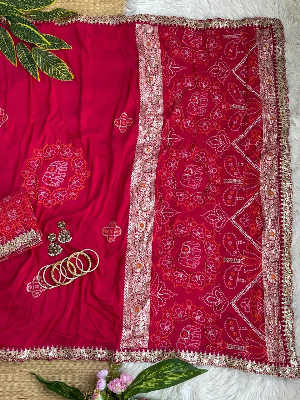 Milan Georgette Saree