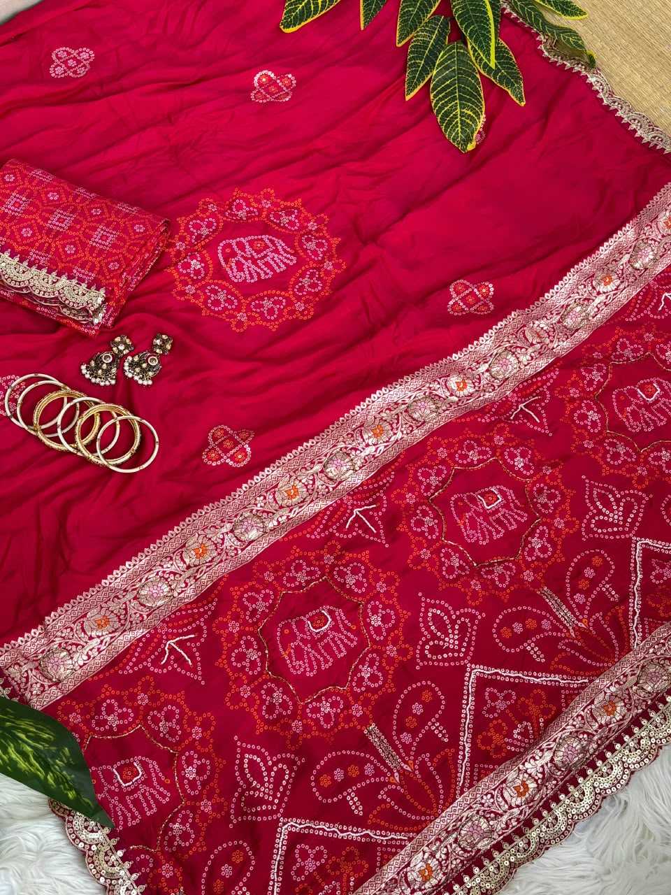 Milan Georgette Saree