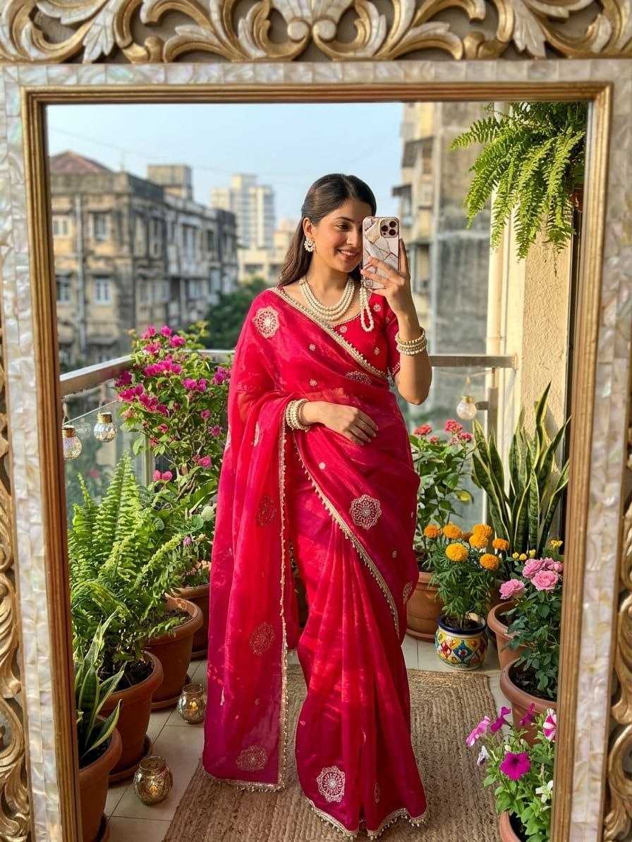 Space Silk Fancy Saree