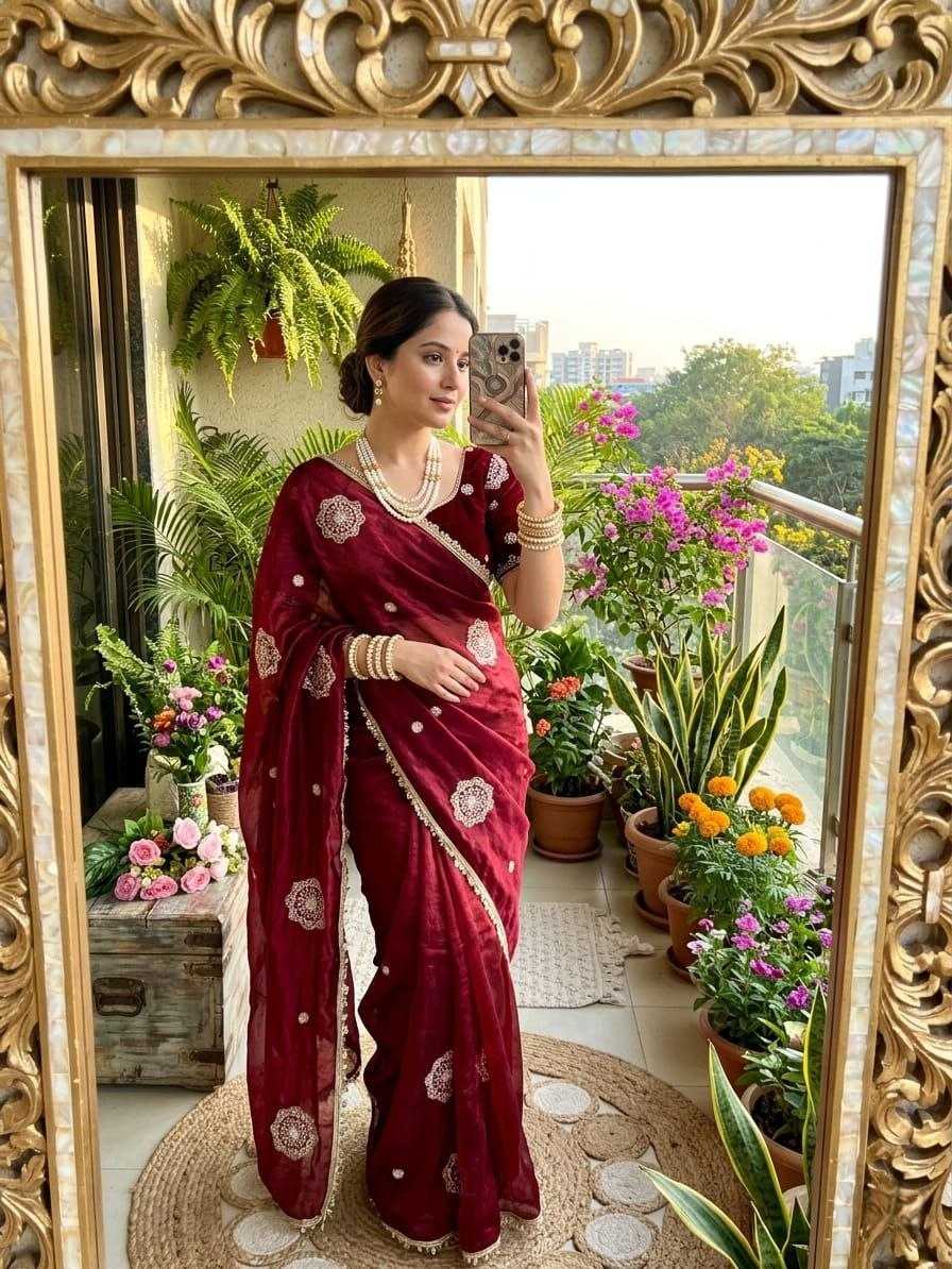 Space Silk Fancy Saree
