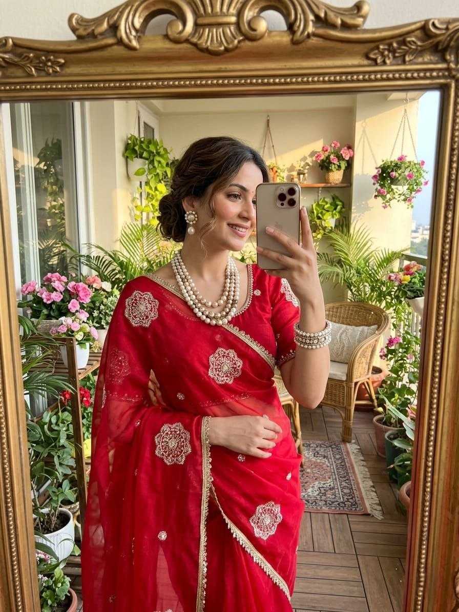 Space Silk Fancy Saree