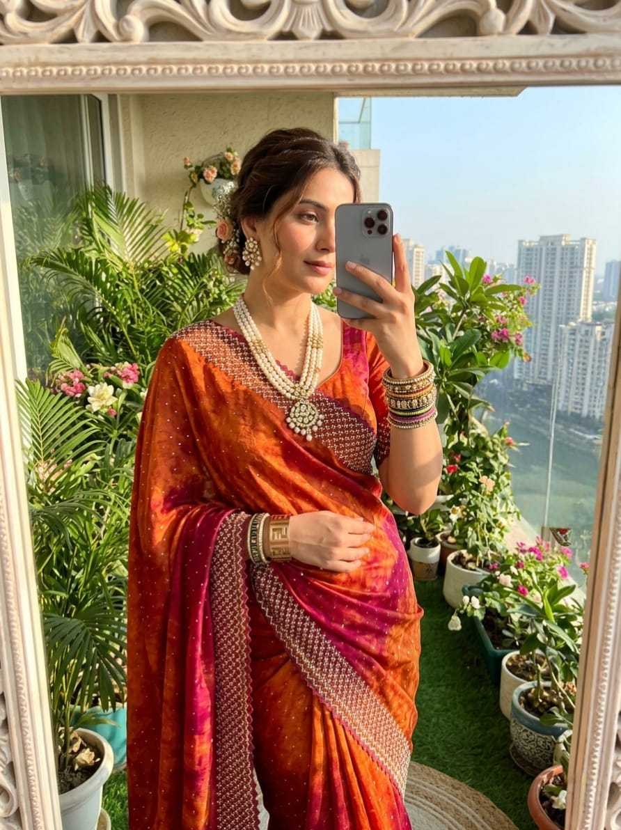 Rihana Satin Designer Saree