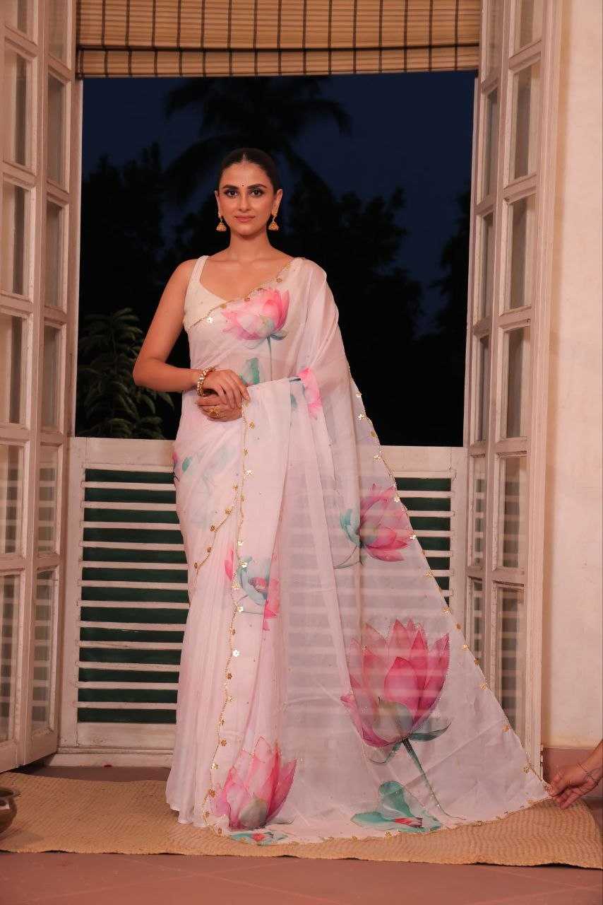 Tabby Silk Designer Saree