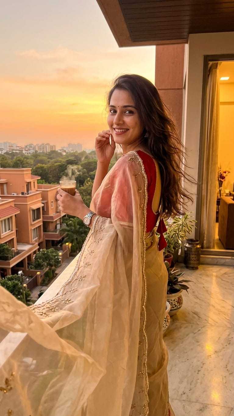 Simran Rimzim Silk Designer Saree