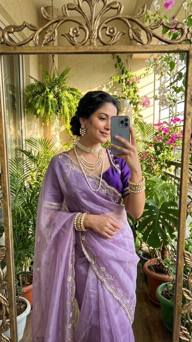 Simran Rimzim Silk Designer Saree