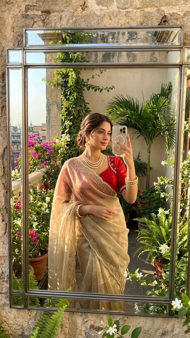 Simran Rimzim Silk Designer Saree