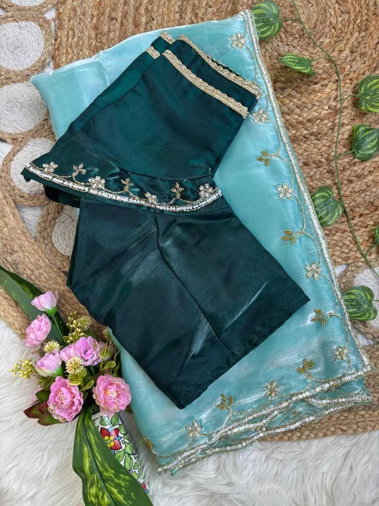 Simran Rimzim Silk Designer Saree