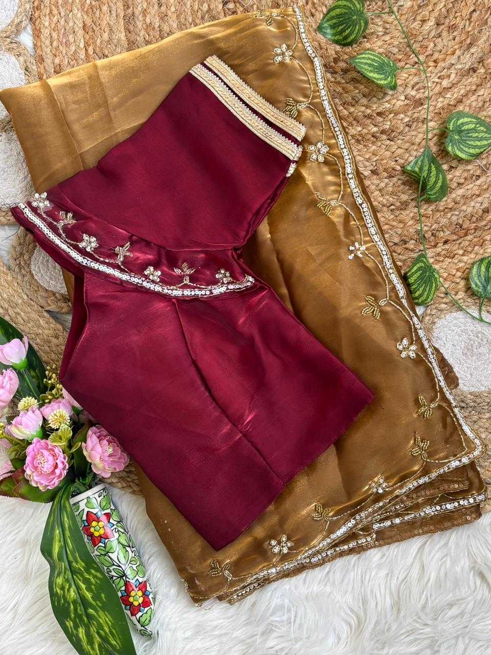 Simran Rimzim Silk Designer Saree