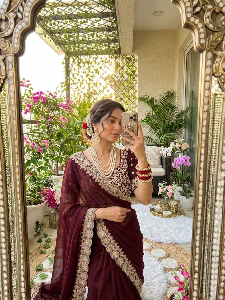 Rangoli Silk Sequence Saree