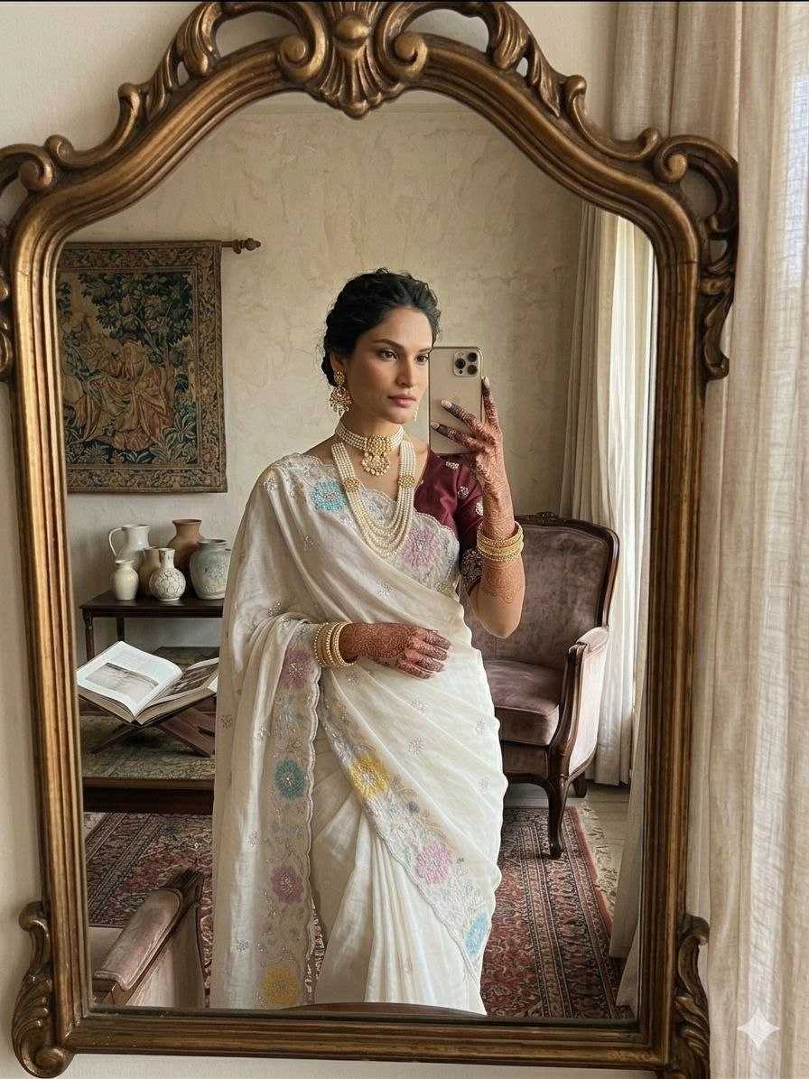 Soft Silk Sequence Saree