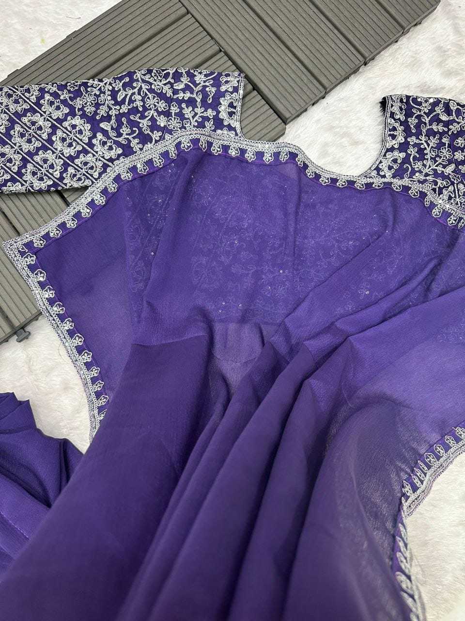 Chinon Ready To Wear Saree