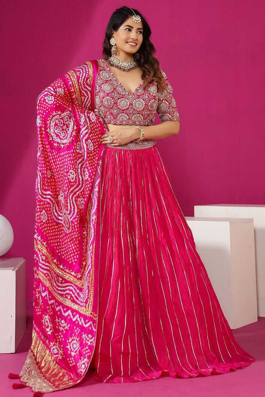 Chinon Printed Lehenga
