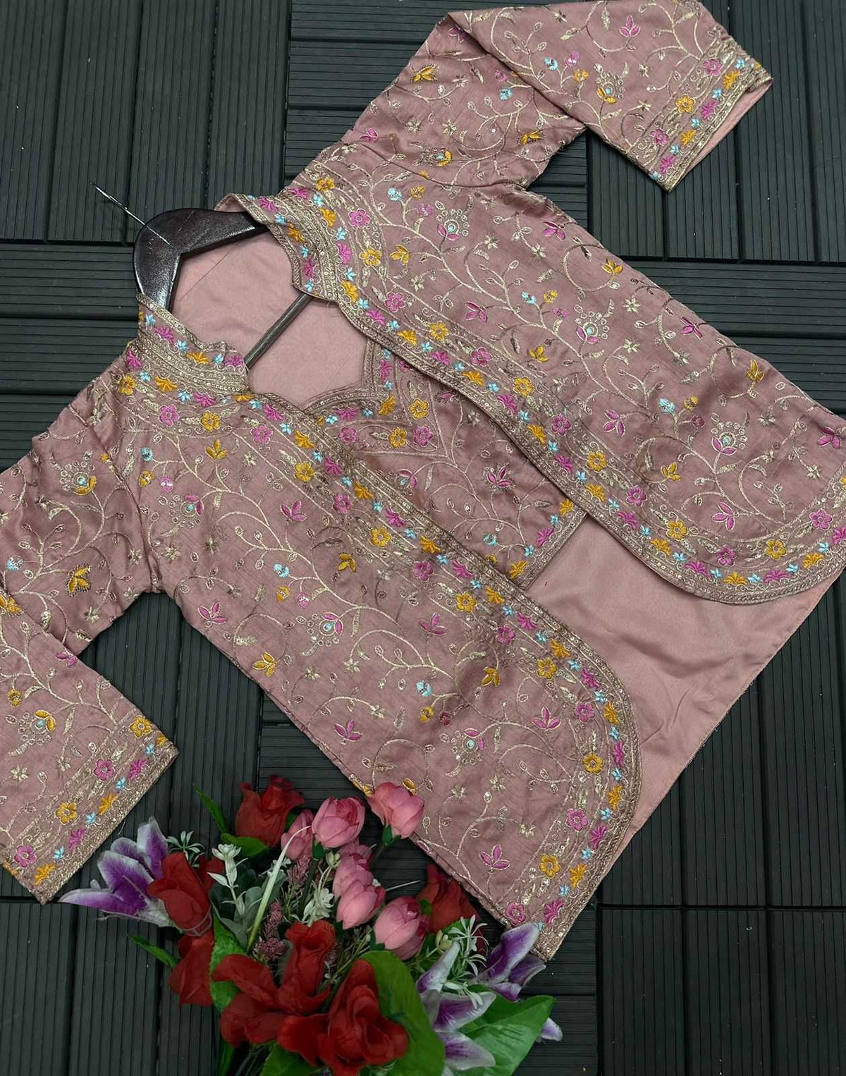 Satin Ready To Wear Saree