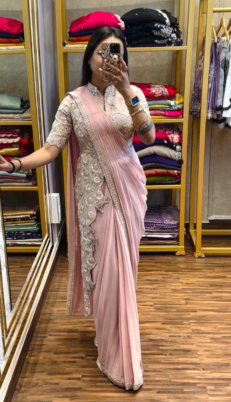 Chinon Ready To Wear Saree