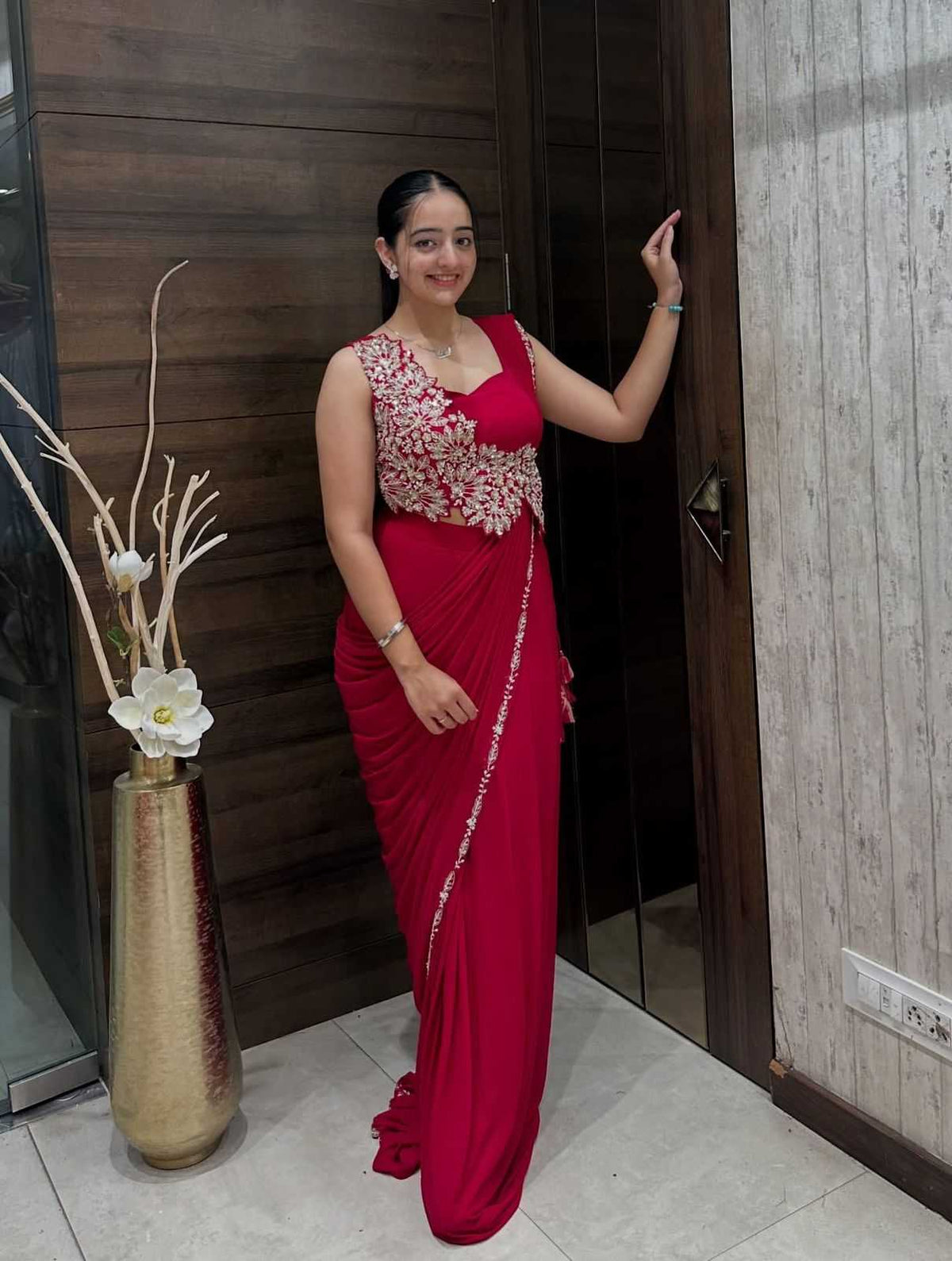 Rangoli Silk Designer Saree in Pink