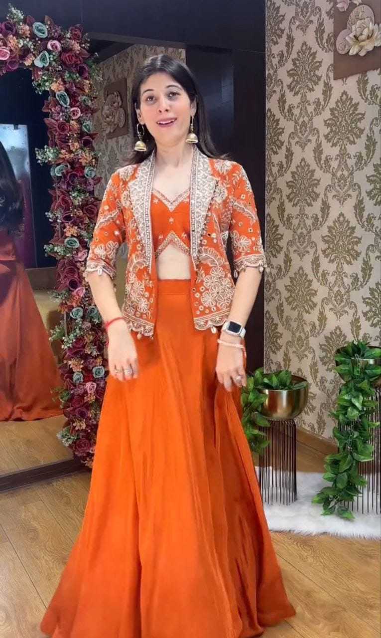 Rangoli Silk Designer Lehenga 204