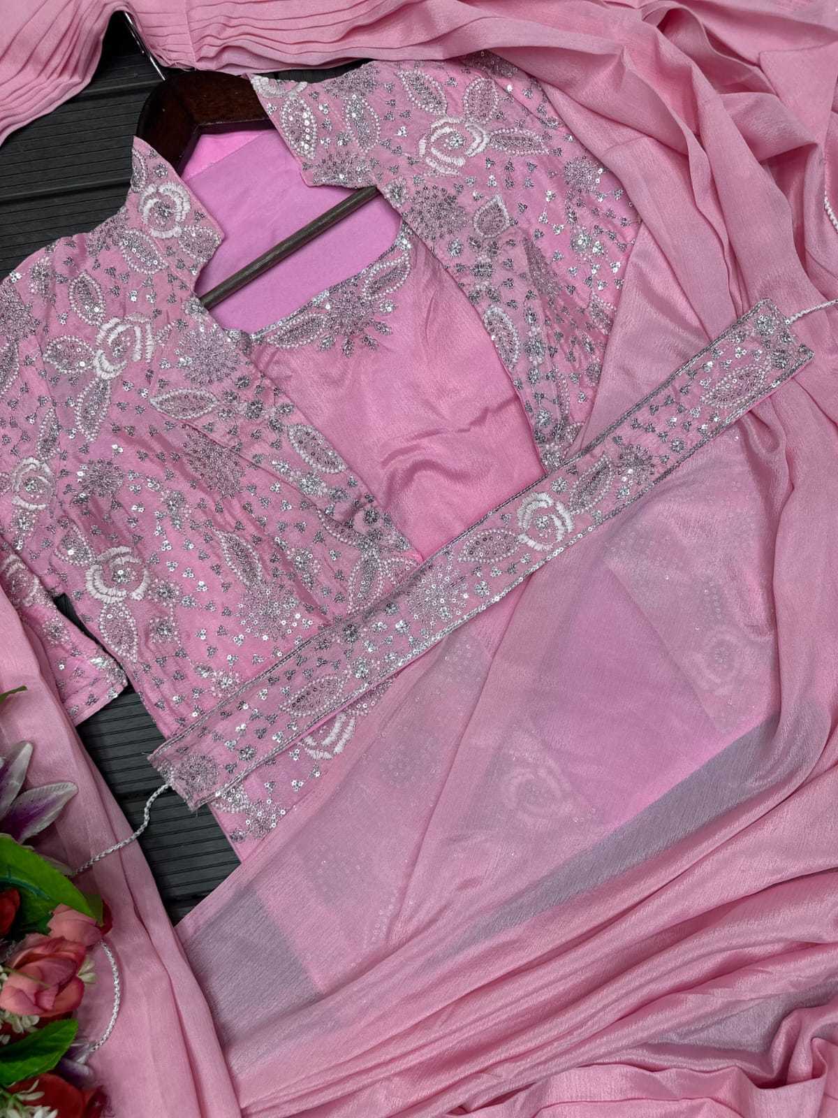 Chinon Sequence Saree
